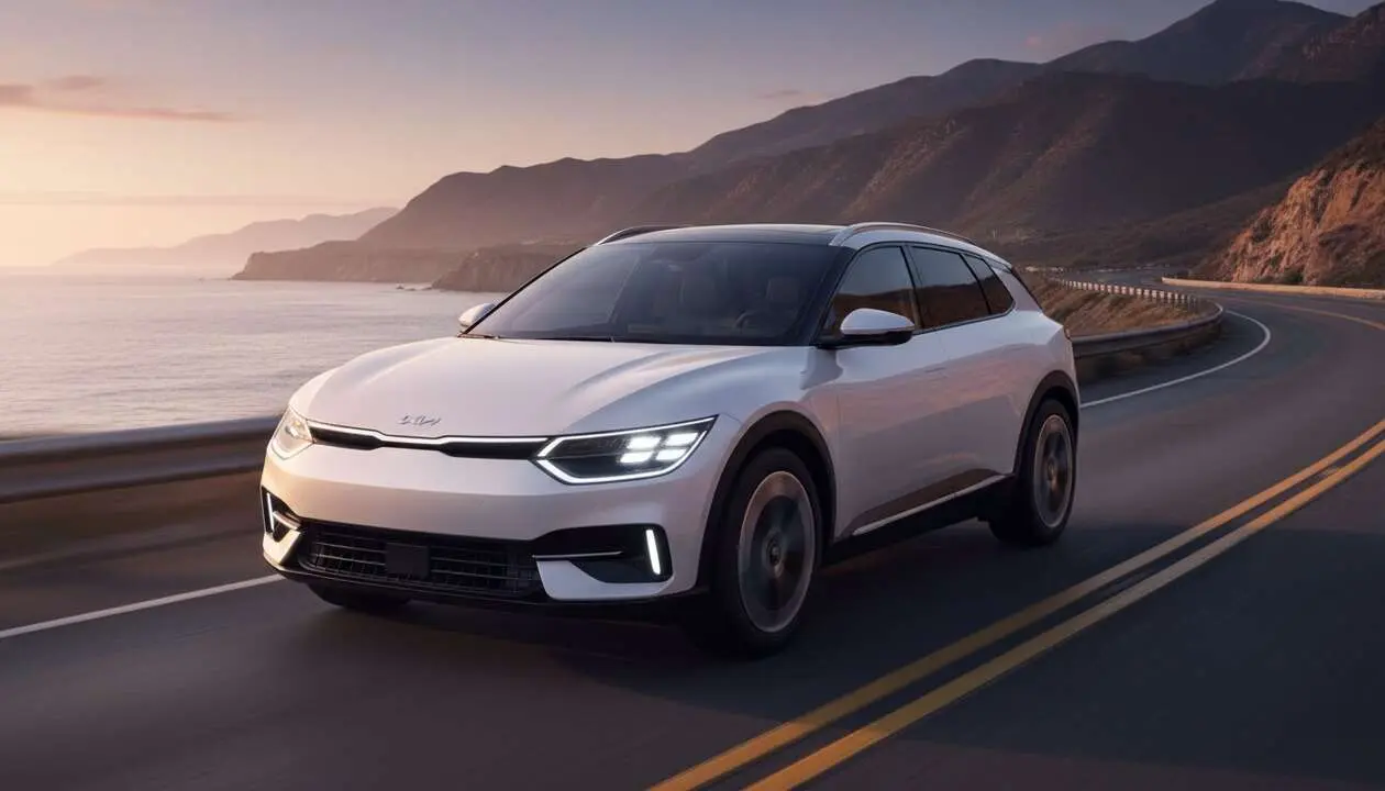  Kia EV4 con tracci&oacute;n total y gran autonom&iacute;a destaca como el nuevo veh&iacute;culo el&eacute;ctrico innovador en el mercado &mdash; Imagen generada por IA 