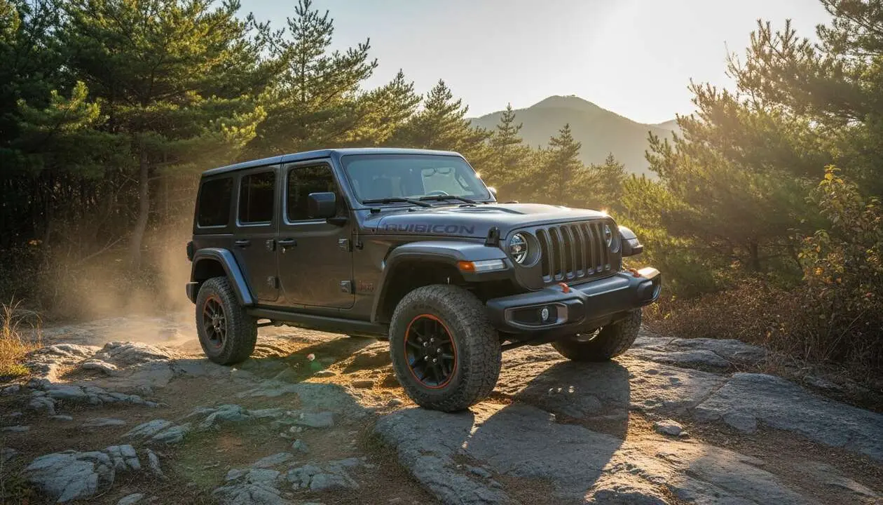  Jeep Wrangler Rubicon Trail Hunt edici&oacute;n limitada exclusiva para Corea del Sur con solo 20 unidades disponibles &mdash; Imagen generada por IA 