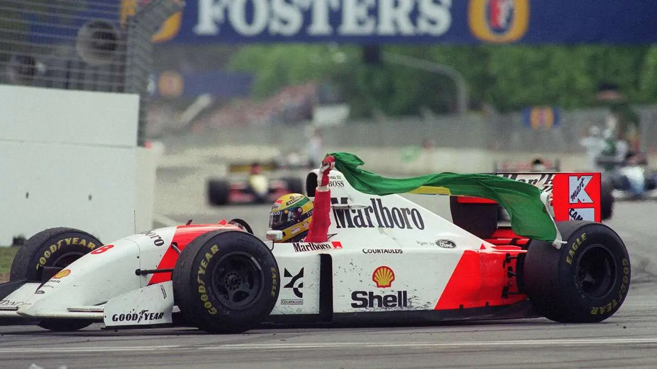 El coche de F1 de Ayrton Senna