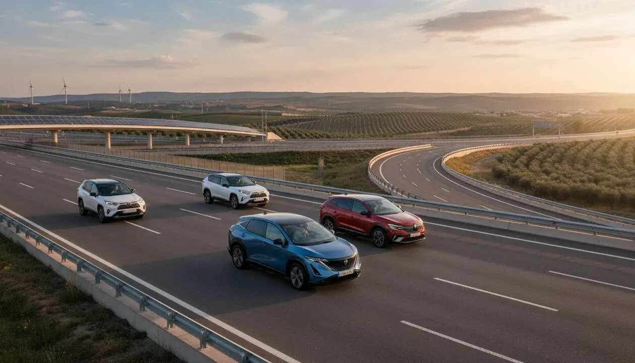  Nissan en Espa&ntilde;a implementa una estrategia competitiva para superar a Renault y Toyota en el mercado automotriz &mdash; Imagen generada por IA 