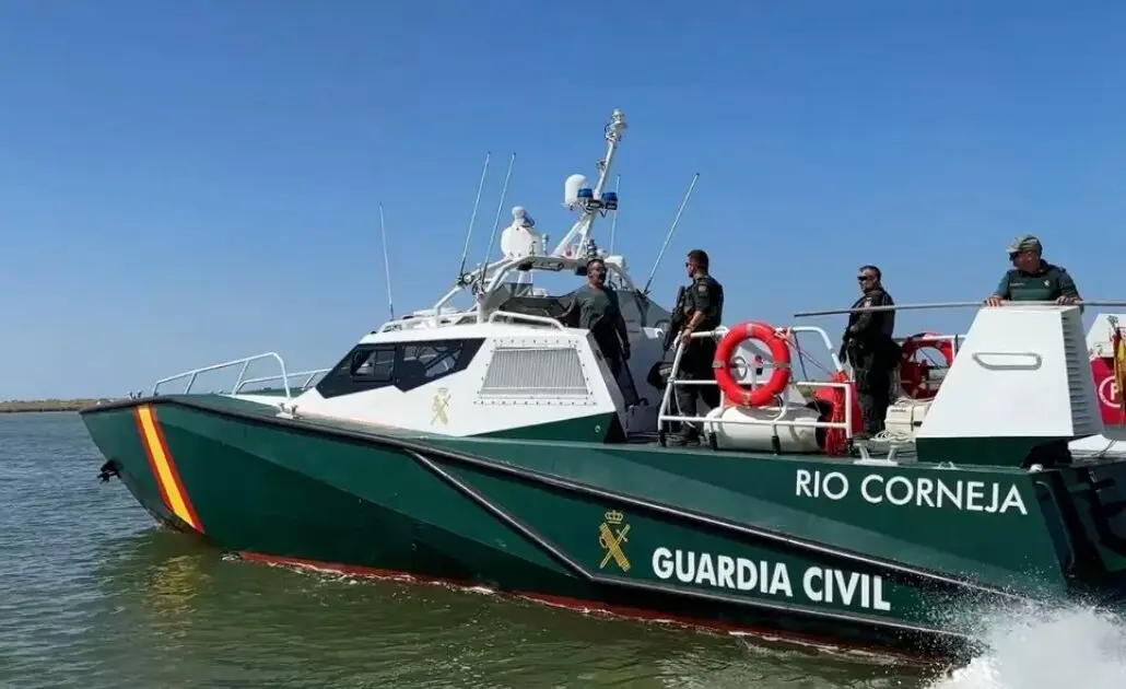 La lancha de la Guardia Civil