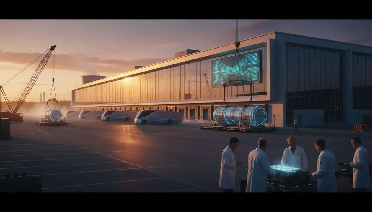  Tesla invierte 250 millones en bater&iacute;as innovadoras de &uacute;ltima generaci&oacute;n en Berl&iacute;n para transformar la industria automotriz &mdash; Imagen generada por IA 