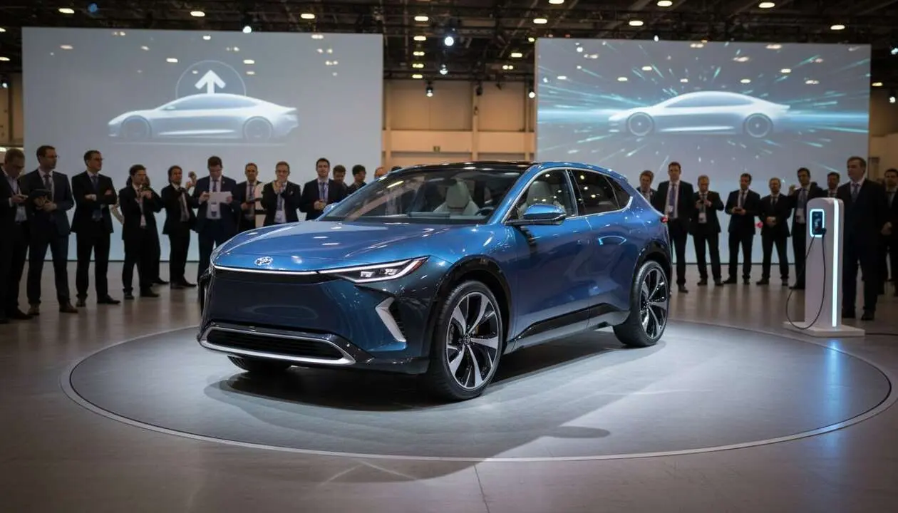  Toyota SUV el&eacute;ctrico innovador que desaf&iacute;a a Tesla y marca tendencia en el mercado automotriz actual &mdash; Imagen generada por IA 