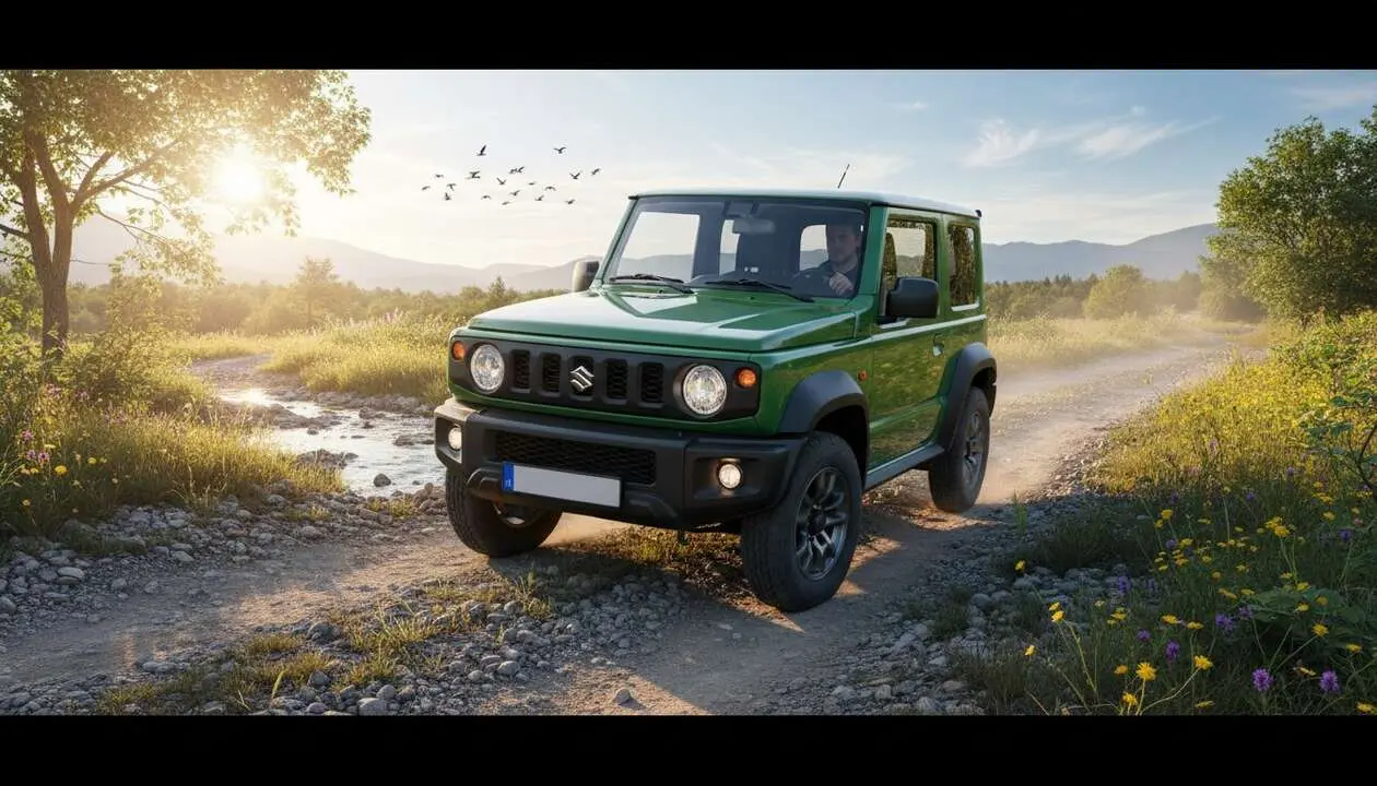  Suzuki 4x4 barato y resistente con motor duradero ideal para conducir en Europa con total confianza y econom&iacute;a &mdash; Imagen generada por IA 