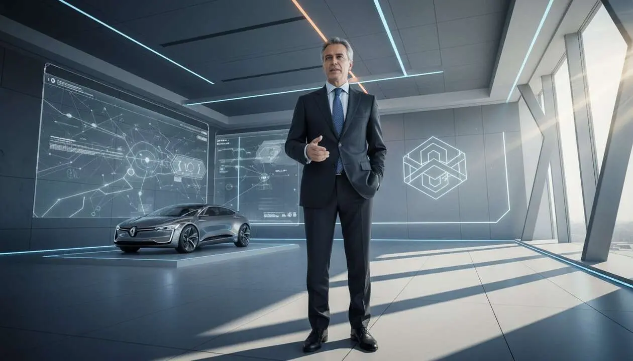  Josep Maria Recasens, ex l&iacute;der de Renault, impulsa la transformaci&oacute;n digital en Indra con su visi&oacute;n innovadora &mdash; Imagen generada por IA 