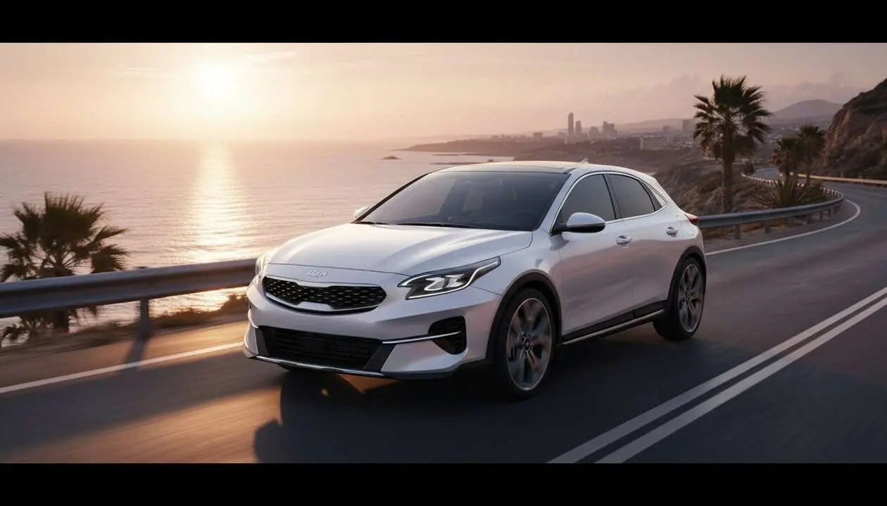  Kia XCeed 2026 en vista frontal mostrando el dise&ntilde;o renovado y las novedades del modelo optimizado para 2026 &mdash; Imagen generada por IA 