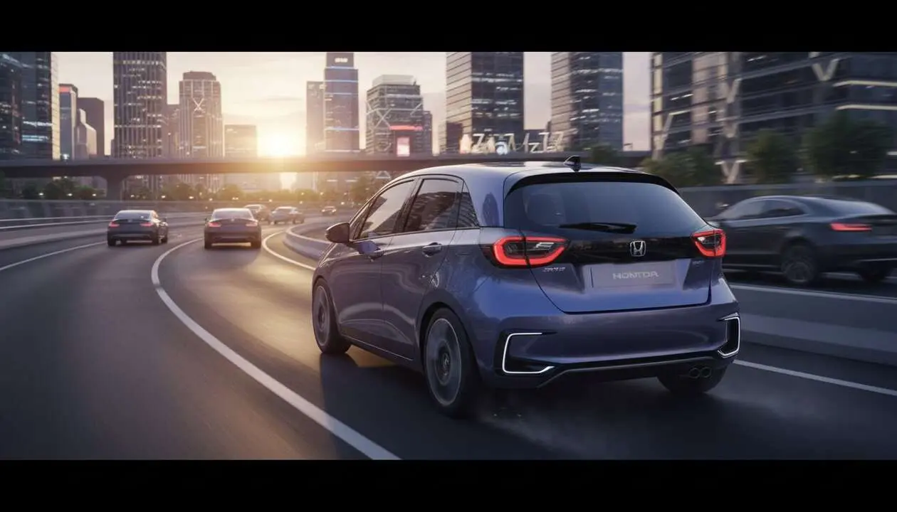  Nuevo Honda Jazz 2026 en detalle mostrando dise&ntilde;o moderno y tecnolog&iacute;a avanzada para conductores exigentes &mdash; Imagen generada por IA 