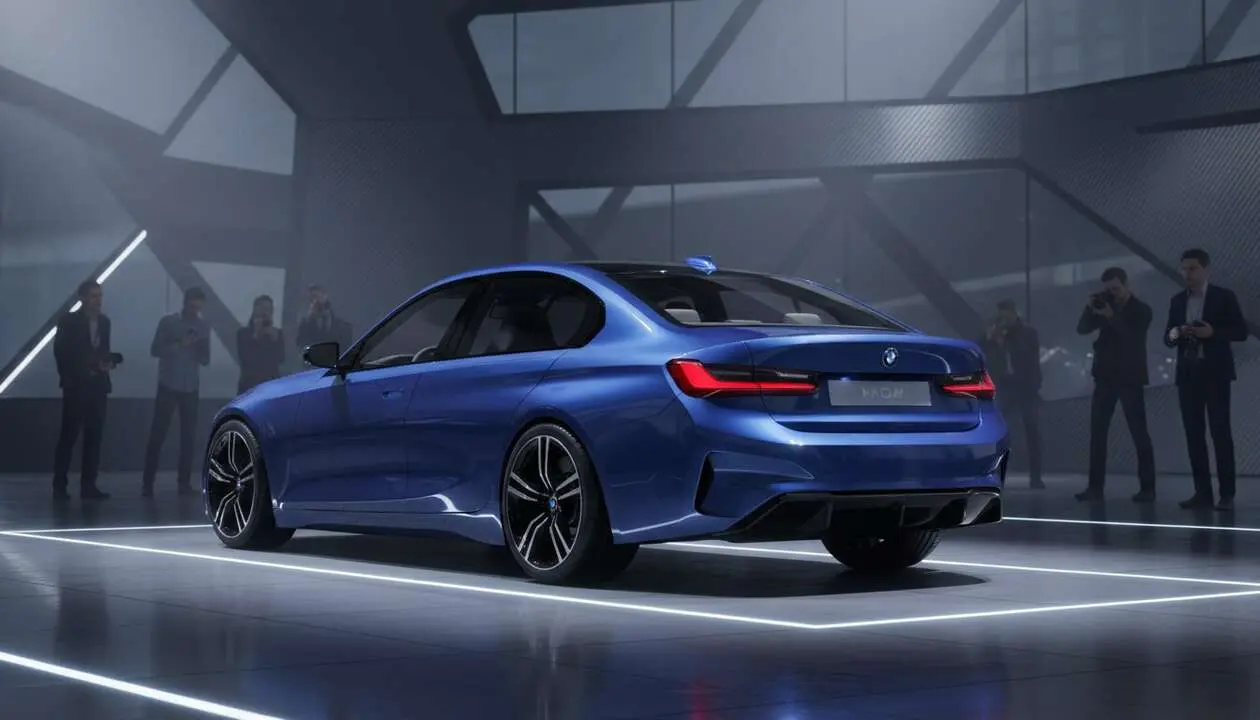  BMW Serie 3 330 2027 con dise&ntilde;o renovado y motor de m&aacute;s de 240 CV presentado en detalle &mdash; Imagen generada por IA 