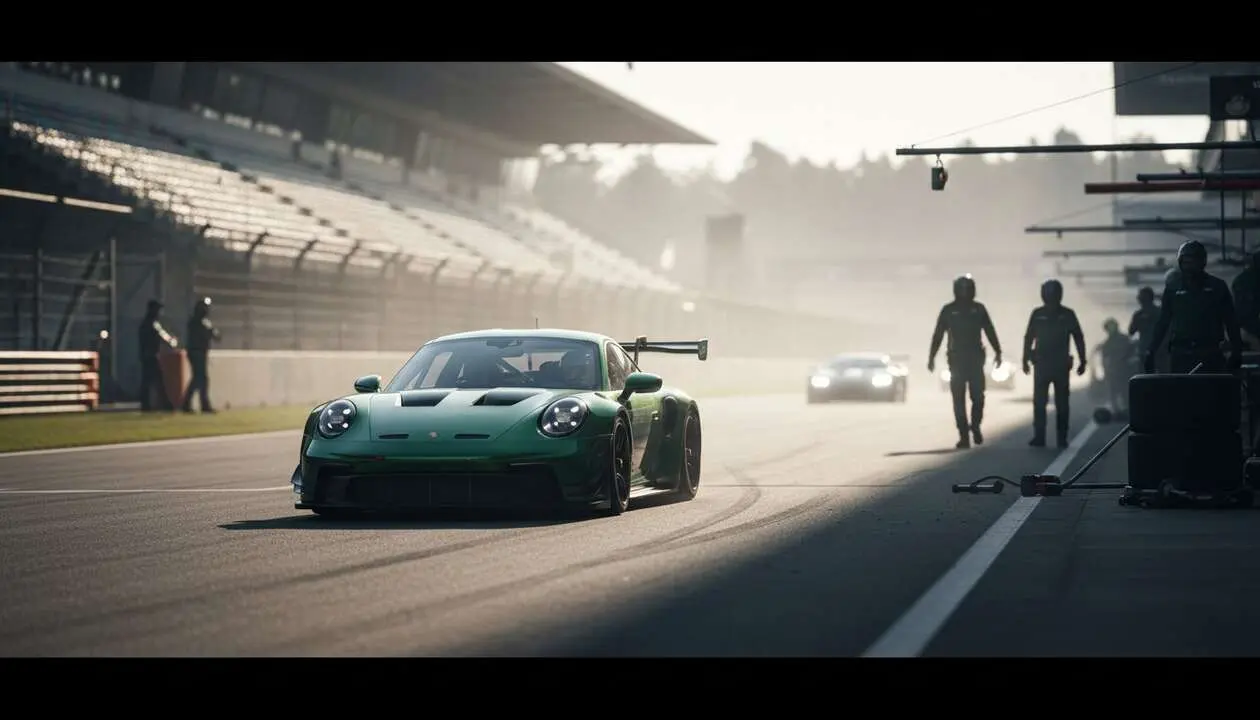  Porsche 911 GT3 Manthey 2026 en acci&oacute;n revolucionando la pista con tecnolog&iacute;a y dise&ntilde;o &uacute;nicos &mdash; Imagen generada por IA 