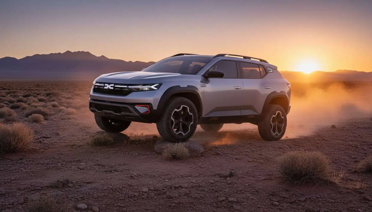  Dacia Striker SUV moderno y vers&aacute;til que redefine el concepto de veh&iacute;culo todoterreno para todos los p&uacute;blicos &mdash; Imagen generada por IA 