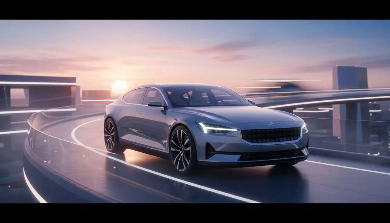  Polestar 5 berlina el&eacute;ctrica de altas prestaciones con dise&ntilde;o innovador y tecnolog&iacute;a avanzada para una conducci&oacute;n eficiente &mdash; Imagen generada por IA 