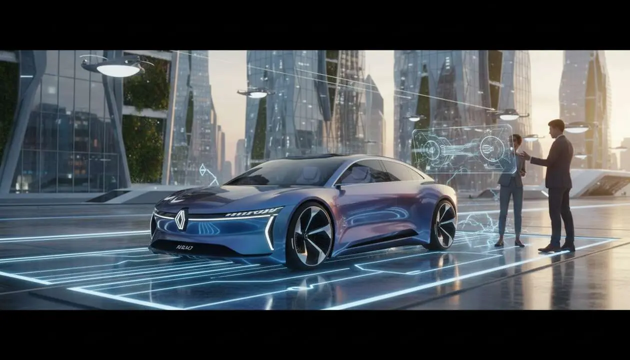  Renault 2026 presenta coches el&eacute;ctricos innovadores con tecnolog&iacute;a punta que revolucionan el mercado automotriz &mdash; Imagen generada por IA 