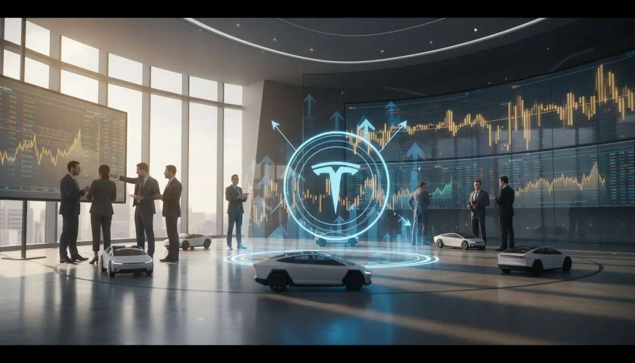  Inversi&oacute;n en Tesla y an&aacute;lisis de su &uacute;ltimo movimiento en bolsa para tomar decisiones financieras acertadas &mdash; Imagen generada por IA 