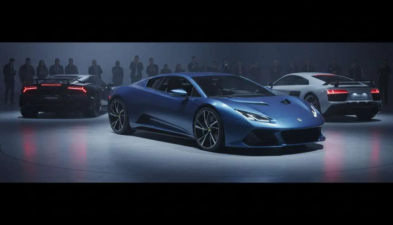  Lotus Esprit 2024 confirmado para competir con Lamborghini y Audi en el segmento de deportivos de lujo &mdash; Imagen generada por IA 