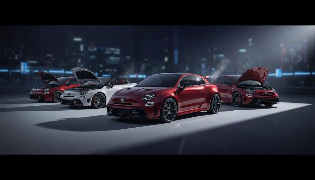  Abarth regresa con nuevos modelos de coches a gasolina en 2026 para los amantes del rendimiento y dise&ntilde;o deportivo &mdash; Imagen generada por IA 