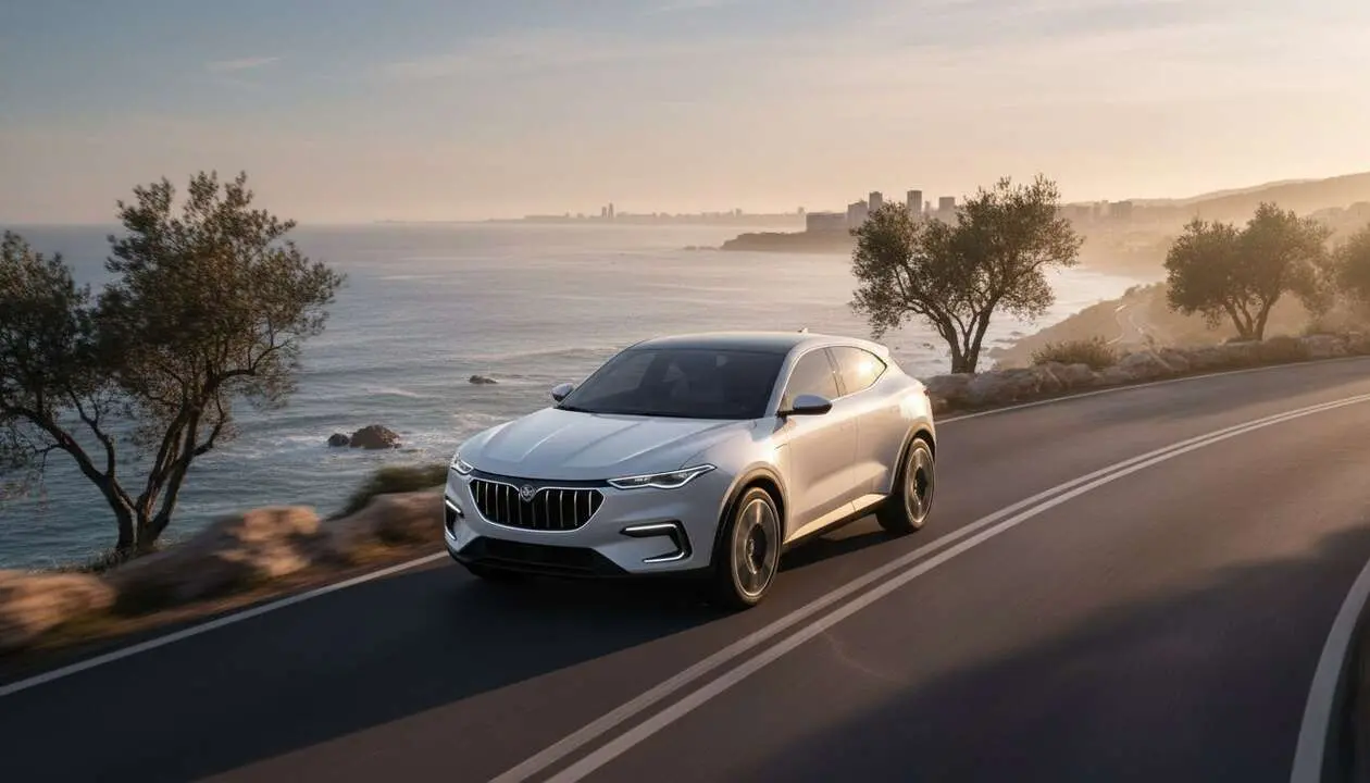  Lancia Gamma SUV el&eacute;ctrico de lujo regresando al mercado con dise&ntilde;o ic&oacute;nico y tecnolog&iacute;a avanzada &mdash; Imagen generada por IA 