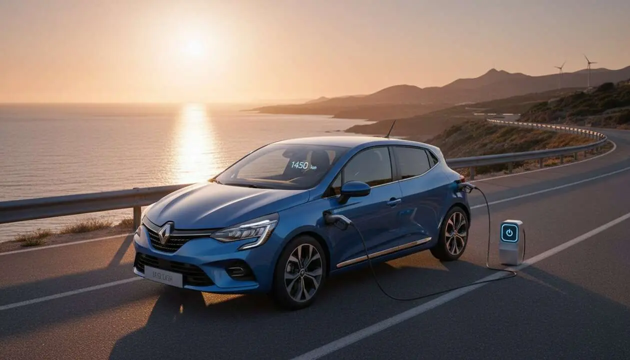  Renault Clio con 1.450 km de autonom&iacute;a real sorprende en el mercado por su eficiencia y rendimiento excepcional &mdash; Imagen generada por IA 