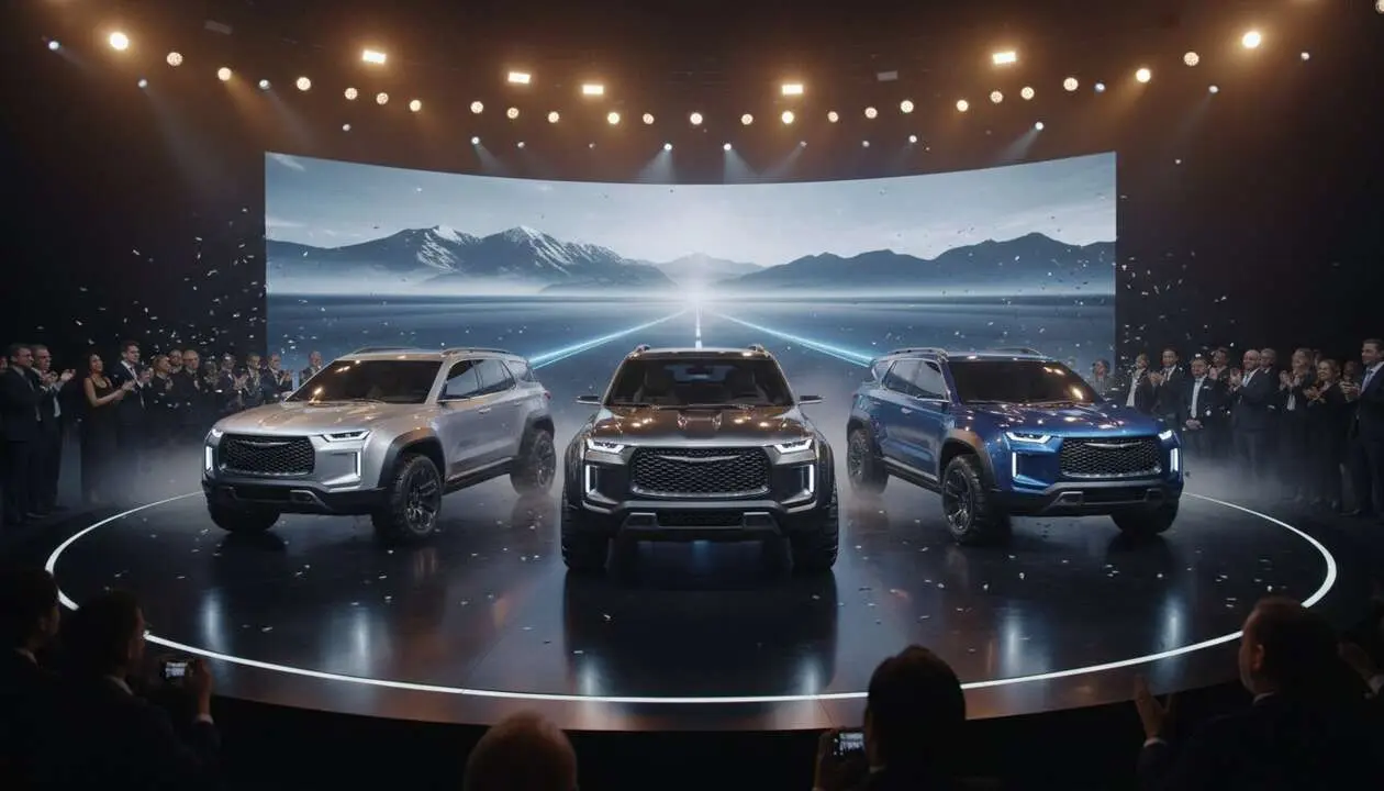  Chrysler abandona los veh&iacute;culos el&eacute;ctricos para centrarse en una nueva ofensiva de SUVs en 2030 con modelos innovadores y potentes &mdash; Imagen generada por IA 