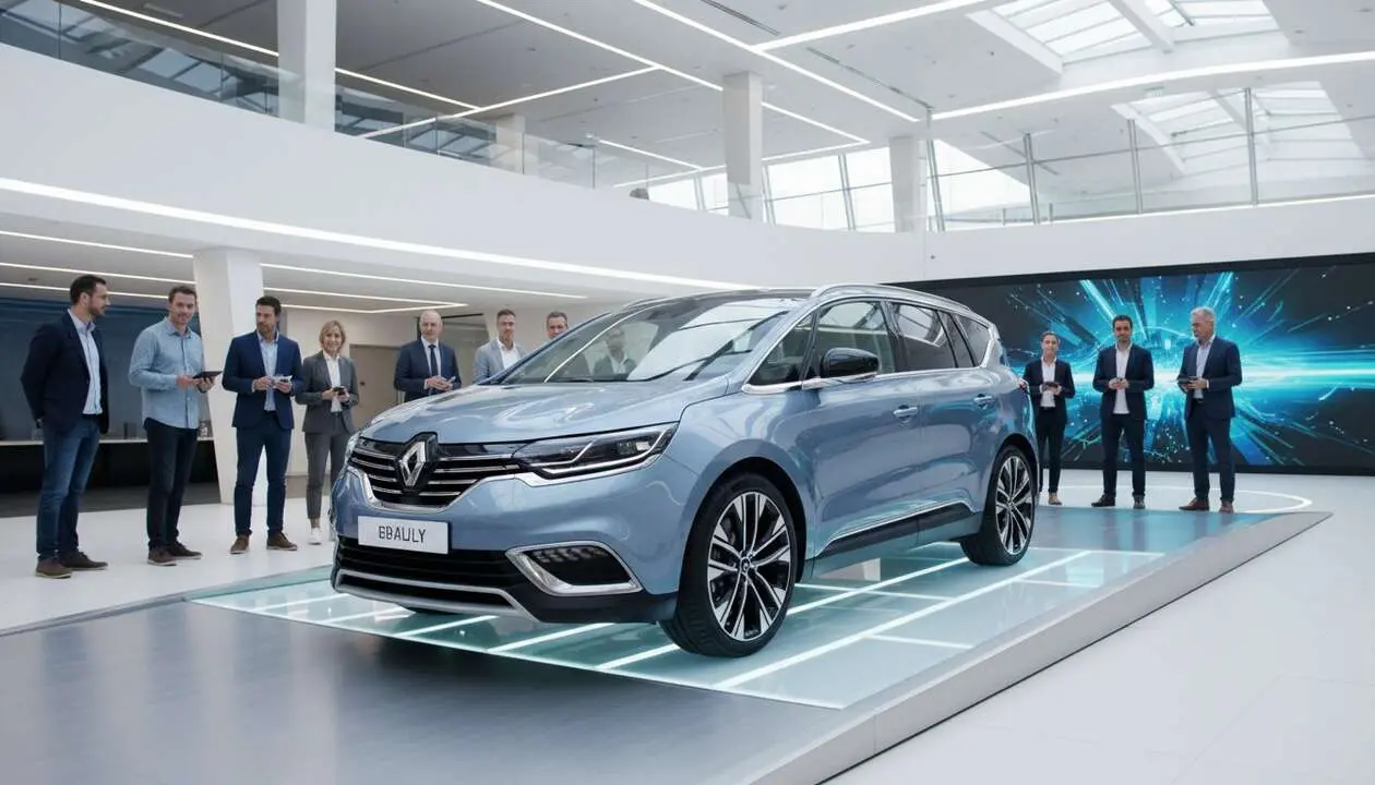  Renault Espace h&iacute;brido destacado por menos de 40.000 euros innovaci&oacute;n y eficiencia en veh&iacute;culos familiares &mdash; Imagen generada por IA 
