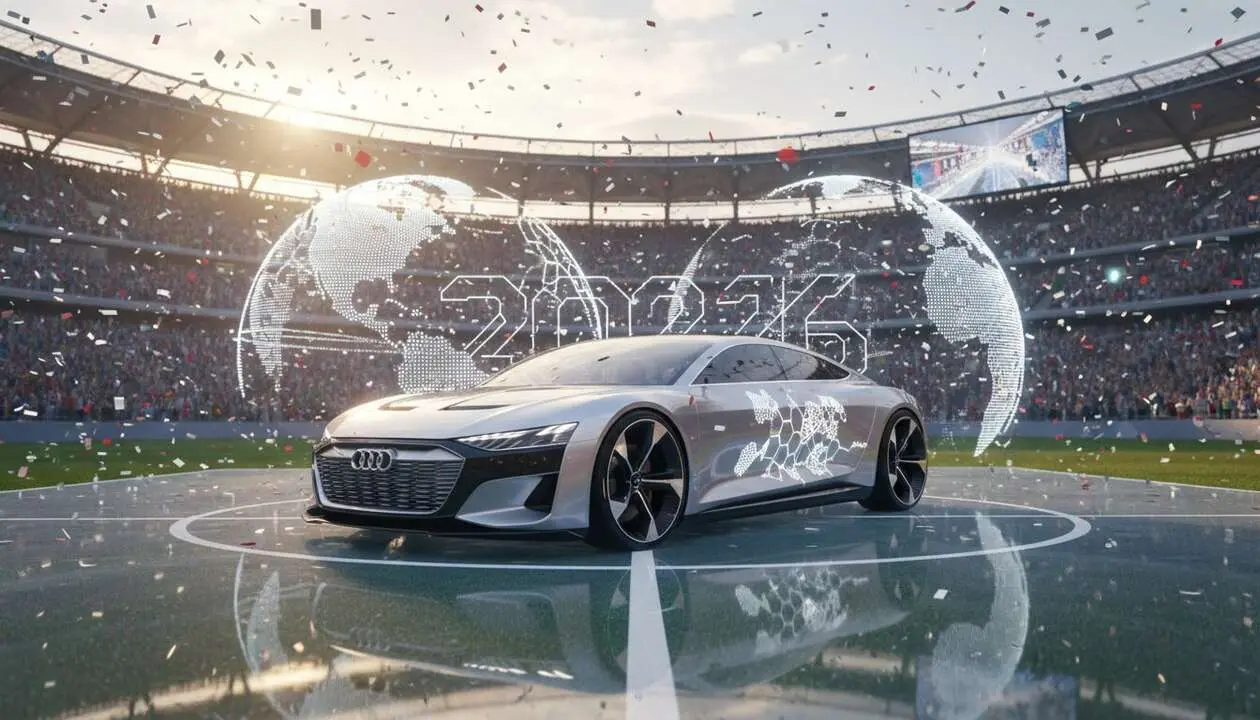  Audi como marca oficial en el Mundial 2026: detalles y novedades para los aficionados al f&uacute;tbol &mdash; Imagen generada por IA 