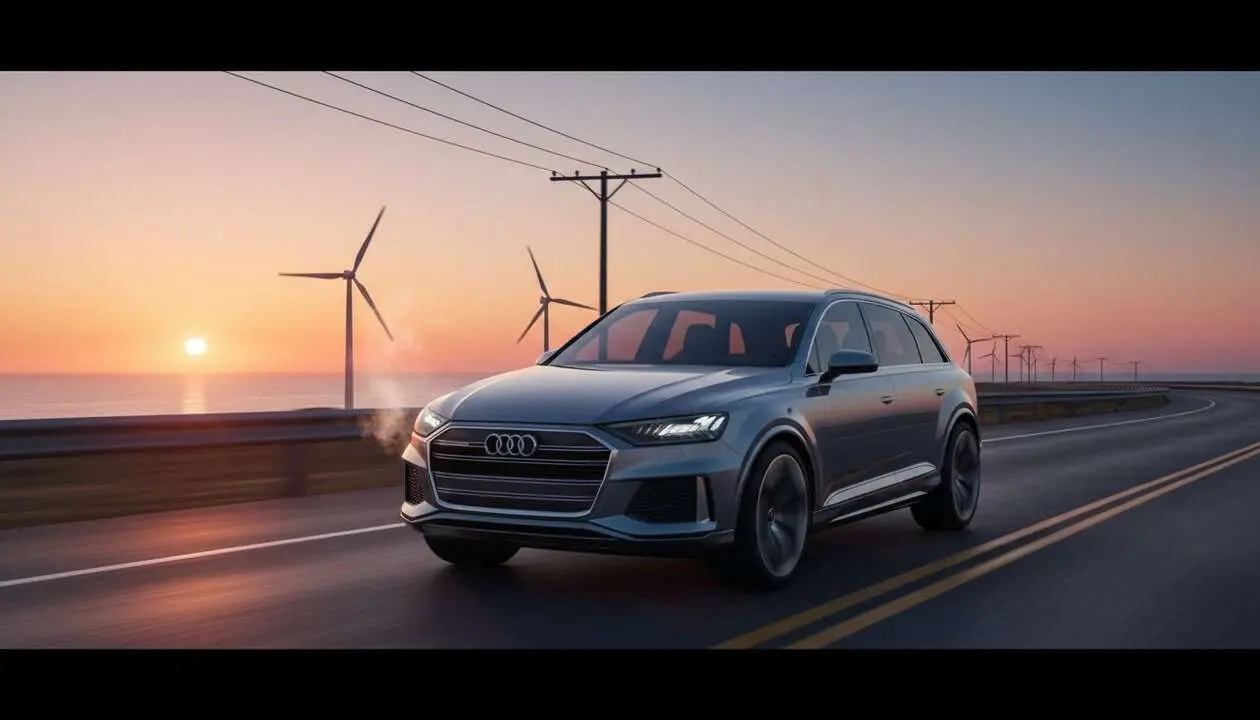  Audi Q7 2026 SUV di&eacute;sel con turbo el&eacute;ctrico innovador y dise&ntilde;o avanzado para conducci&oacute;n eficiente y potente &mdash; Imagen generada por IA 