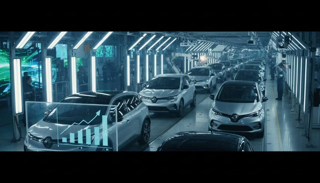  Renault registra un r&eacute;cord hist&oacute;rico en pedidos de coches el&eacute;ctricos debido a la crisis energ&eacute;tica en Ir&aacute;n &mdash; Imagen generada por IA 
