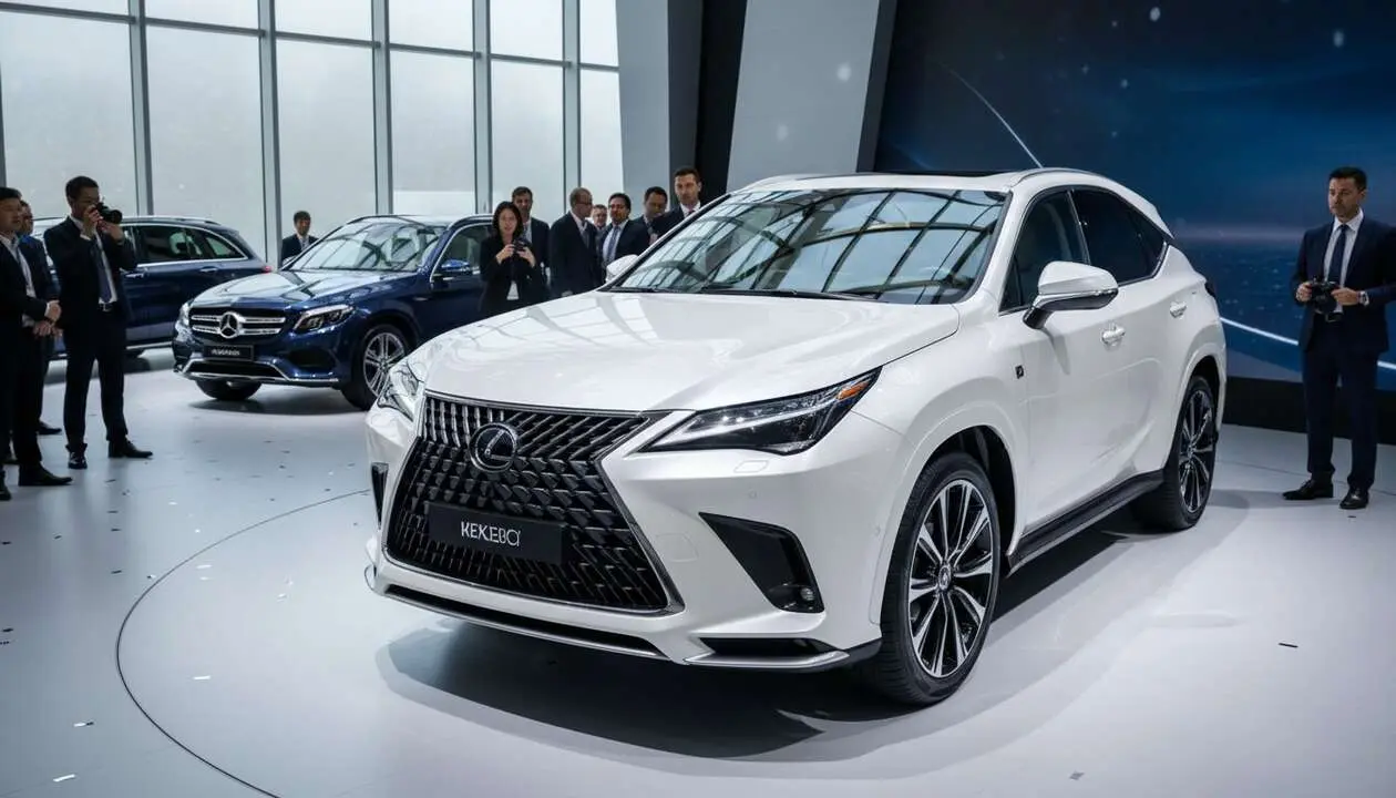  Lexus nuevo SUV de lujo en comparaci&oacute;n con Mercedes y BMW en el mercado automotriz actual &mdash; Imagen generada por IA 