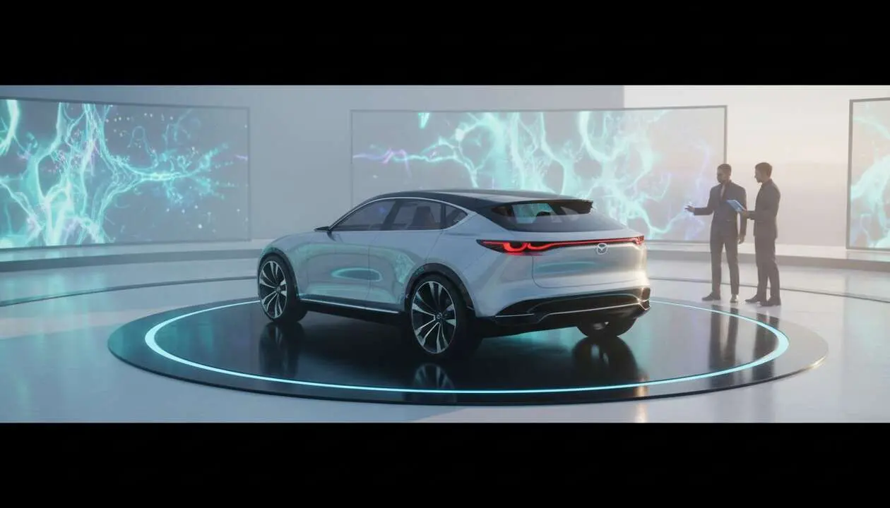  Mazda 2026 presenta un SUV revolucionario con dise&ntilde;o innovador y tecnolog&iacute;a in&eacute;dita para un futuro sostenible &mdash; Imagen generada por IA 