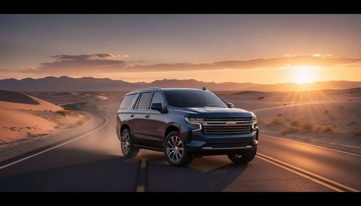  Chevrolet Tahoe Premier Duramax 2026 mostrando su potente dise&ntilde;o y gran autonom&iacute;a en carretera &mdash; Imagen generada por IA 
