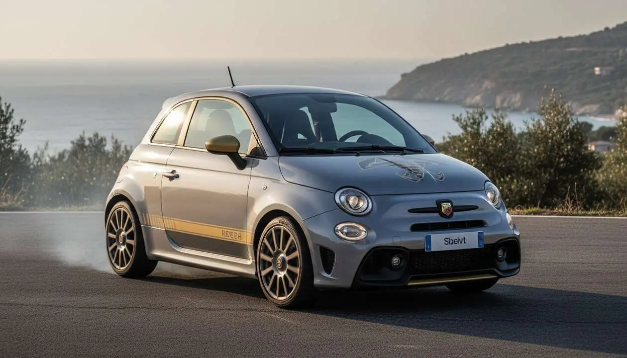  Abarth 695 75 Anniversario edici&oacute;n limitada en detalle con dise&ntilde;o exclusivo y caracter&iacute;sticas &uacute;nicas de rendimiento &mdash; Imagen generada por IA 