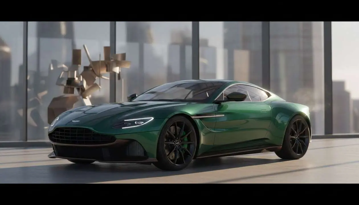  Nuevo modelo Aston Martin destacado por su dise&ntilde;o exclusivo y tecnolog&iacute;a innovadora en el mundo del automovilismo &mdash; Imagen generada por IA 