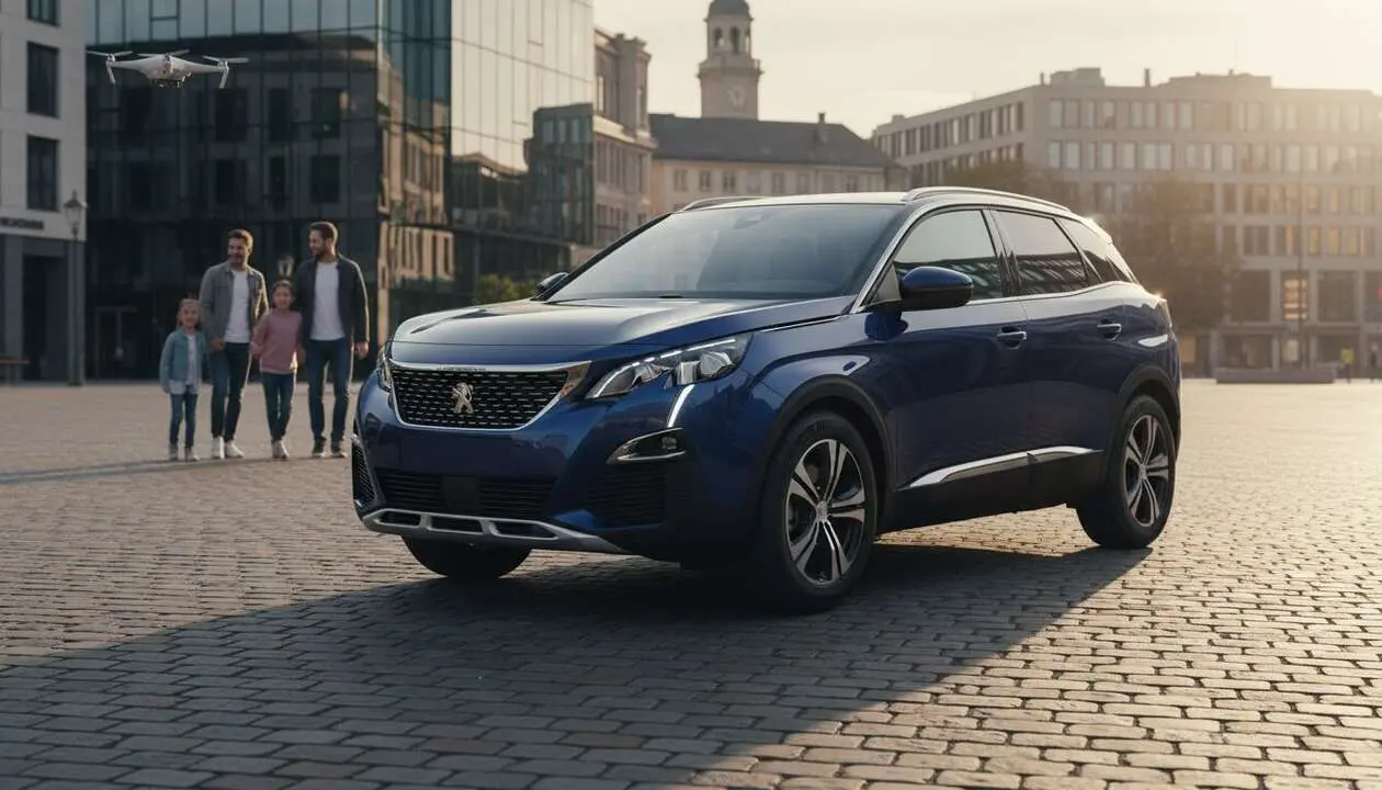  Peugeot 3008 modelo 2024 mostrando sus novedades y dise&ntilde;o moderno para decidir si vale la pena comprarlo &mdash; Imagen generada por IA 