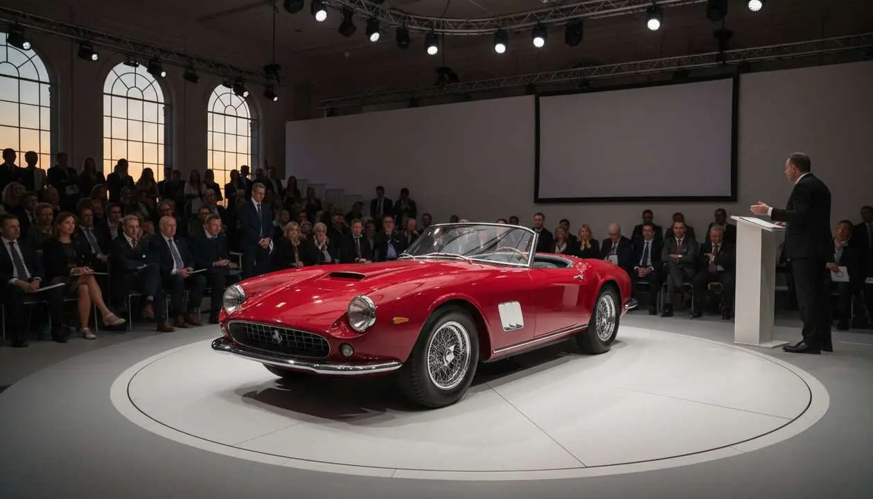  Ferrari hist&oacute;rico con v&iacute;nculo napole&oacute;nico vendido en subasta por m&aacute;s de 900.000 euros &mdash; Imagen generada por IA 