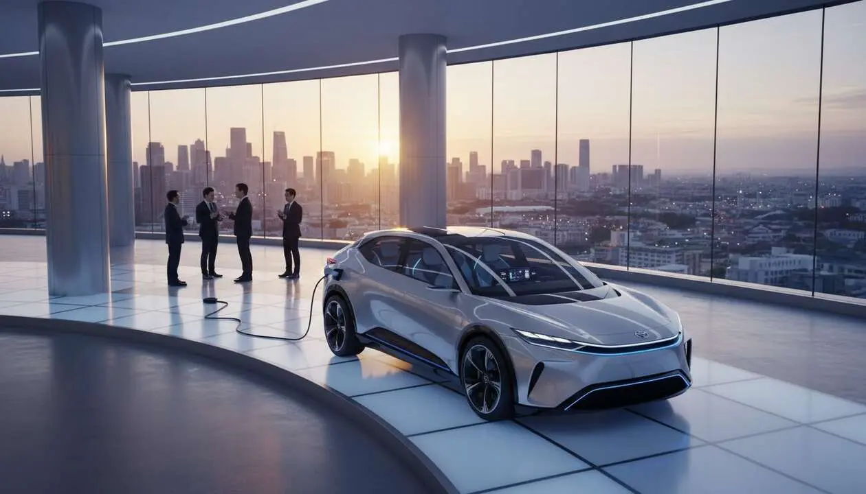  Toyota 2024: nuevos modelos el&eacute;ctricos que aceleran la transici&oacute;n hacia un futuro sostenible &mdash; Imagen generada por IA 
