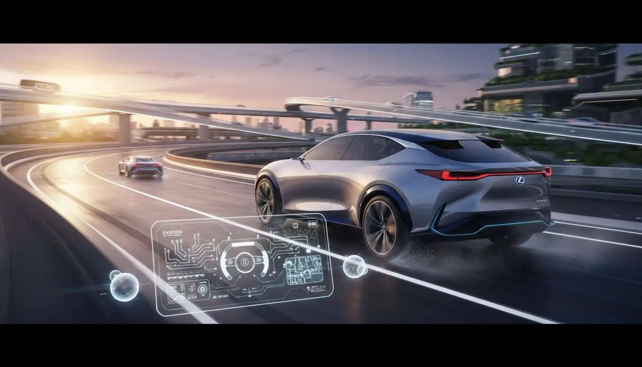  Lexus presenta cinco innovaciones tecnol&oacute;gicas revolucionarias para mejorar y transformar tu experiencia de conducci&oacute;n diaria &mdash; Imagen generada por IA 