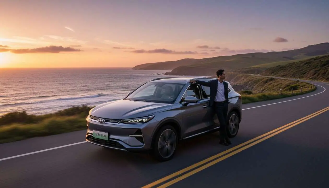  BYD presenta su innovador SUV h&iacute;brido por menos de 40.000 euros con tecnolog&iacute;a avanzada y dise&ntilde;o atractivo &mdash; Imagen generada por IA 