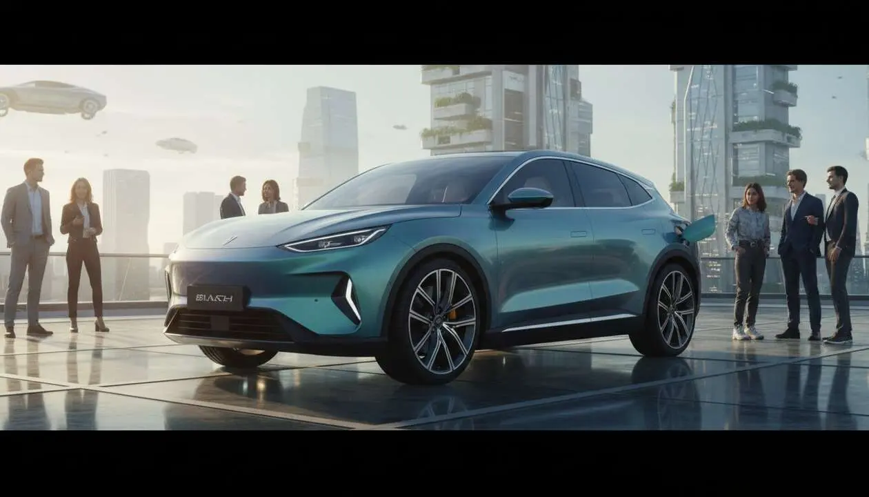  Omoda 5 SUV el&eacute;ctrico innovador que revoluciona el mercado de veh&iacute;culos sostenibles y tecnolog&iacute;a avanzada &mdash; Imagen generada por IA 