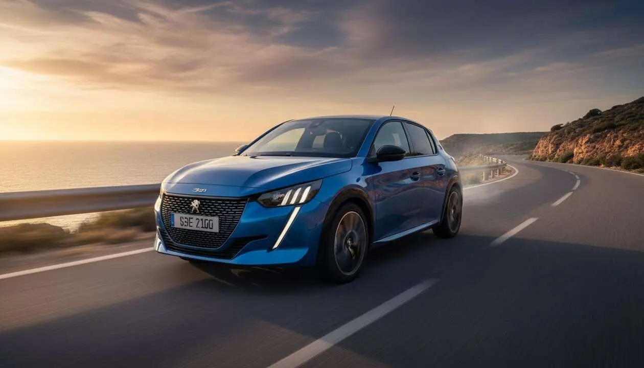  Peugeot 208 h&iacute;brido &uacute;ltima versi&oacute;n en detalle mostrando dise&ntilde;o, rendimiento y eficiencia para decidir si merece la pena comprarlo &mdash; Imagen generada por IA 