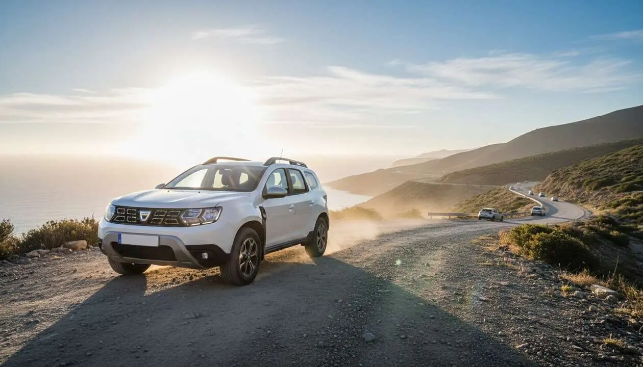  Dacia Duster destacado en carretera mostrando su dise&ntilde;o robusto y atractivo que conquista a los conductores actuales &mdash; Imagen generada por IA 