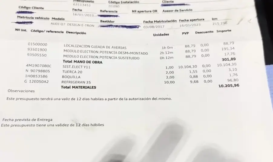 La factura