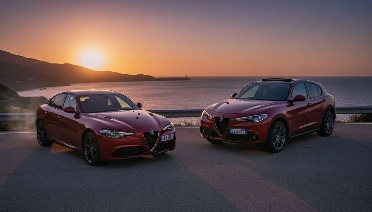  Alfa Romeo Giulia y Stelvio 2024 con innovaciones tecnol&oacute;gicas que revolucionan tu experiencia de conducci&oacute;n diaria &mdash; Imagen generada por IA 