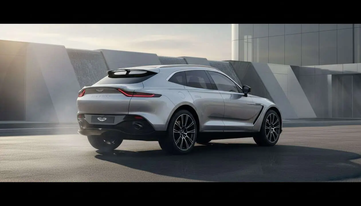  Aston Martin DBX en acci&oacute;n mostrando su dise&ntilde;o lujoso y su potencia como SUV deportivo exclusivo &mdash; Imagen generada por IA 
