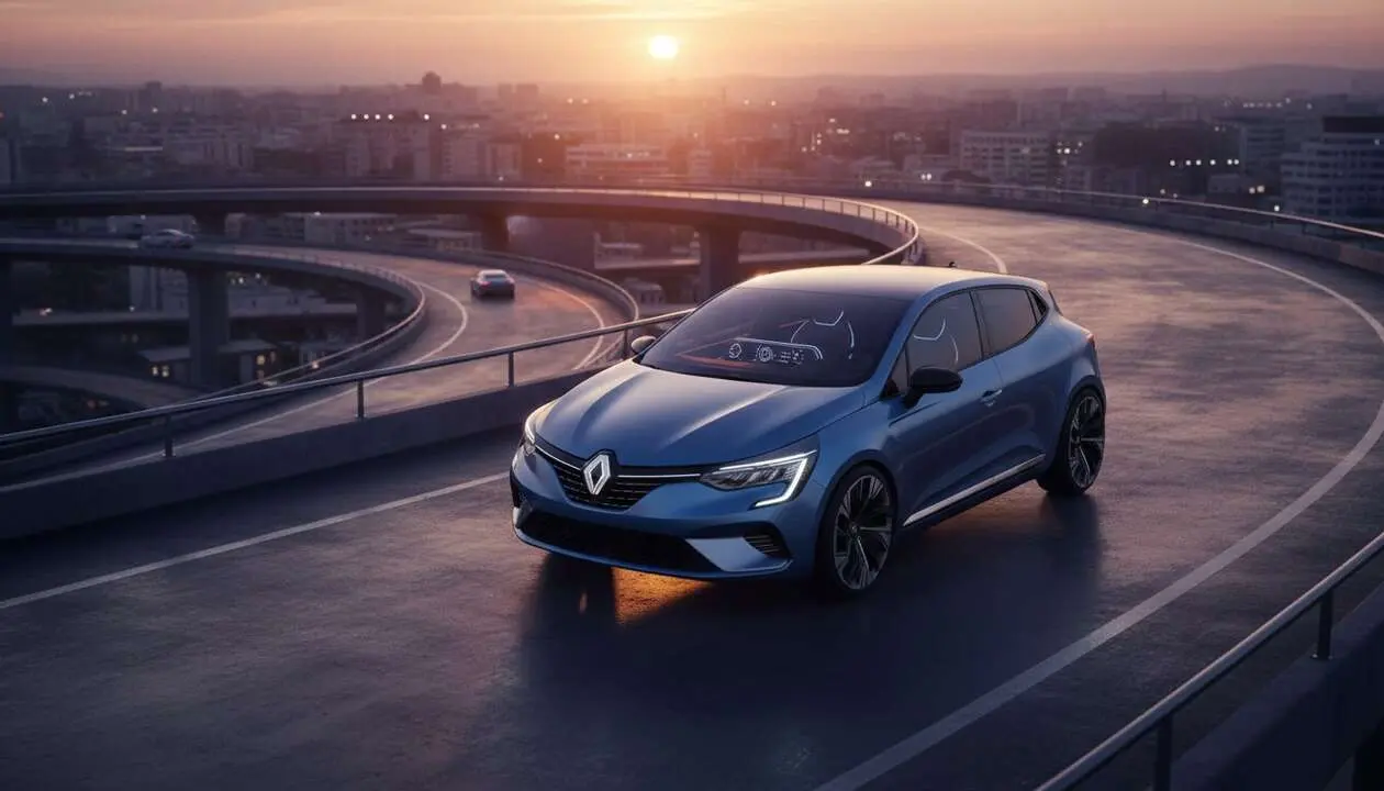  Renault Clio 2026 en su nueva versi&oacute;n 2026 con todas las innovaciones y caracter&iacute;sticas actualizadas que debes conocer &mdash; Imagen generada por IA 