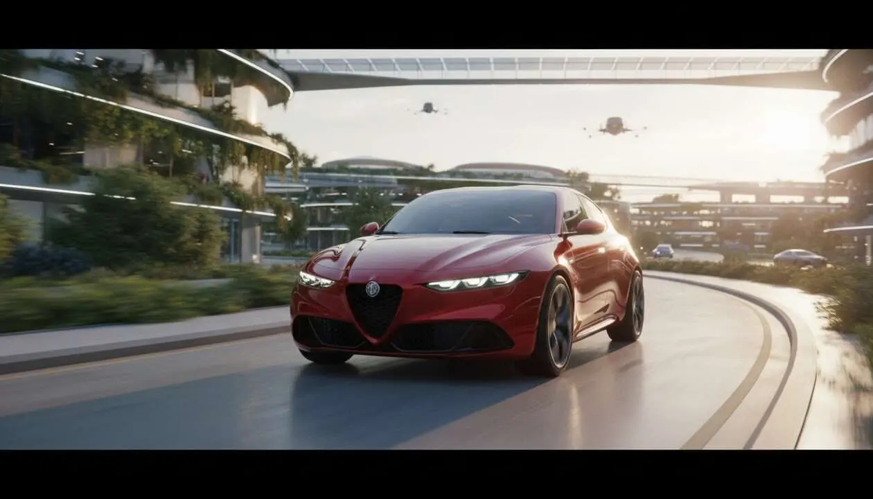  Alfa Romeo Junior 2026 revolucionar&aacute; la movilidad con dise&ntilde;o innovador y tecnolog&iacute;a avanzada en veh&iacute;culo compacto &mdash; Imagen generada por IA 