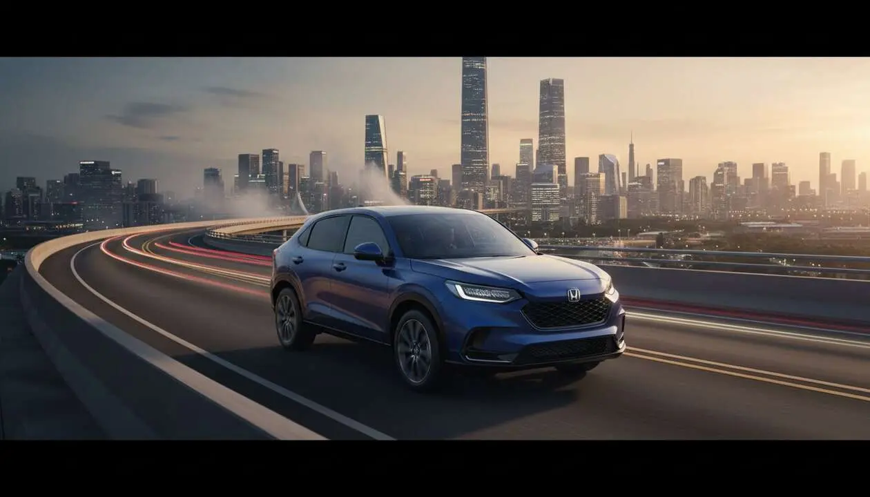  Honda ZR-V e 2026 SUV el&eacute;ctrico moderno que revoluciona la conducci&oacute;n eficiente y sostenible en carretera &mdash; Imagen generada por IA 