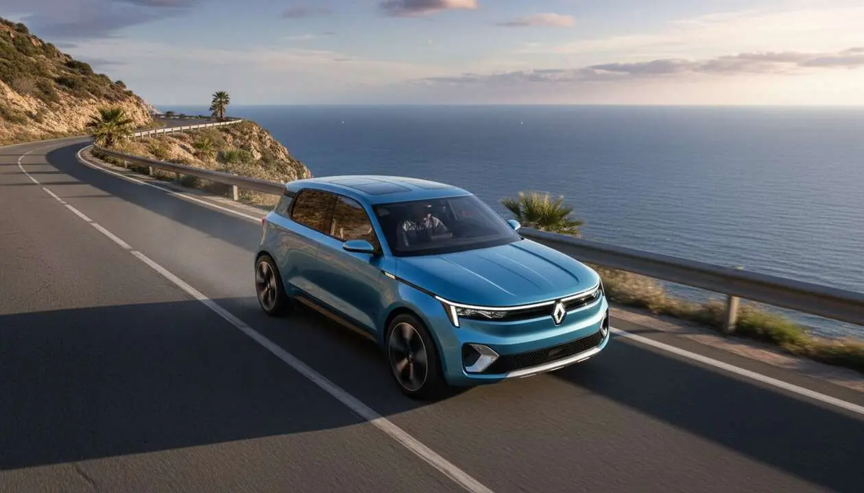  Renault 4 2026 renovado con dise&ntilde;o cl&aacute;sico y tecnolog&iacute;a avanzada para una experiencia de conducci&oacute;n &uacute;nica &mdash; Imagen generada por IA 