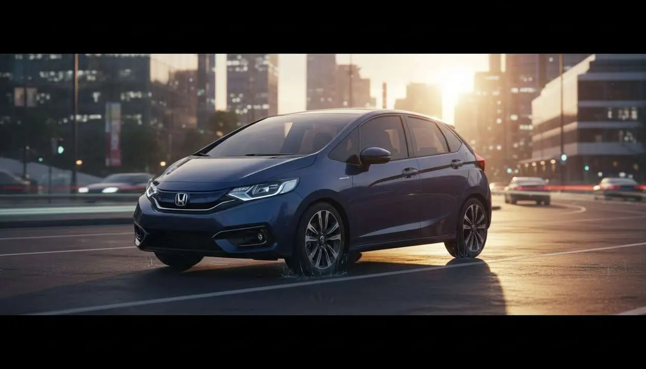  Honda Jazz 2026 h&iacute;brido mostrando su dise&ntilde;o moderno y tecnolog&iacute;a avanzada para revolucionar el mercado automotriz &mdash; Imagen generada por IA 