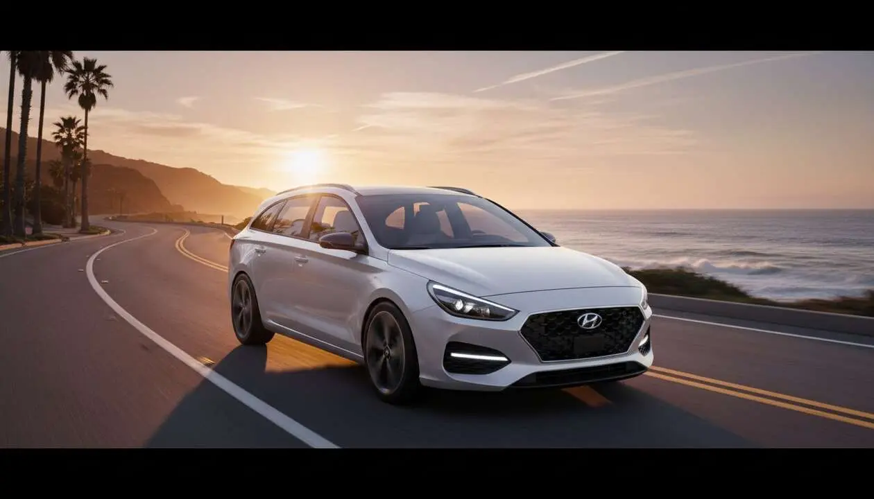  Hyundai i30 CW 2026 familiar actualizado mostrando dise&ntilde;o moderno y tecnolog&iacute;a avanzada para el coche del a&ntilde;o &mdash; Imagen generada por IA 
