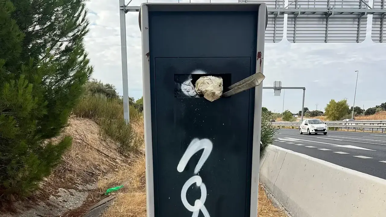 Radar vandalizado