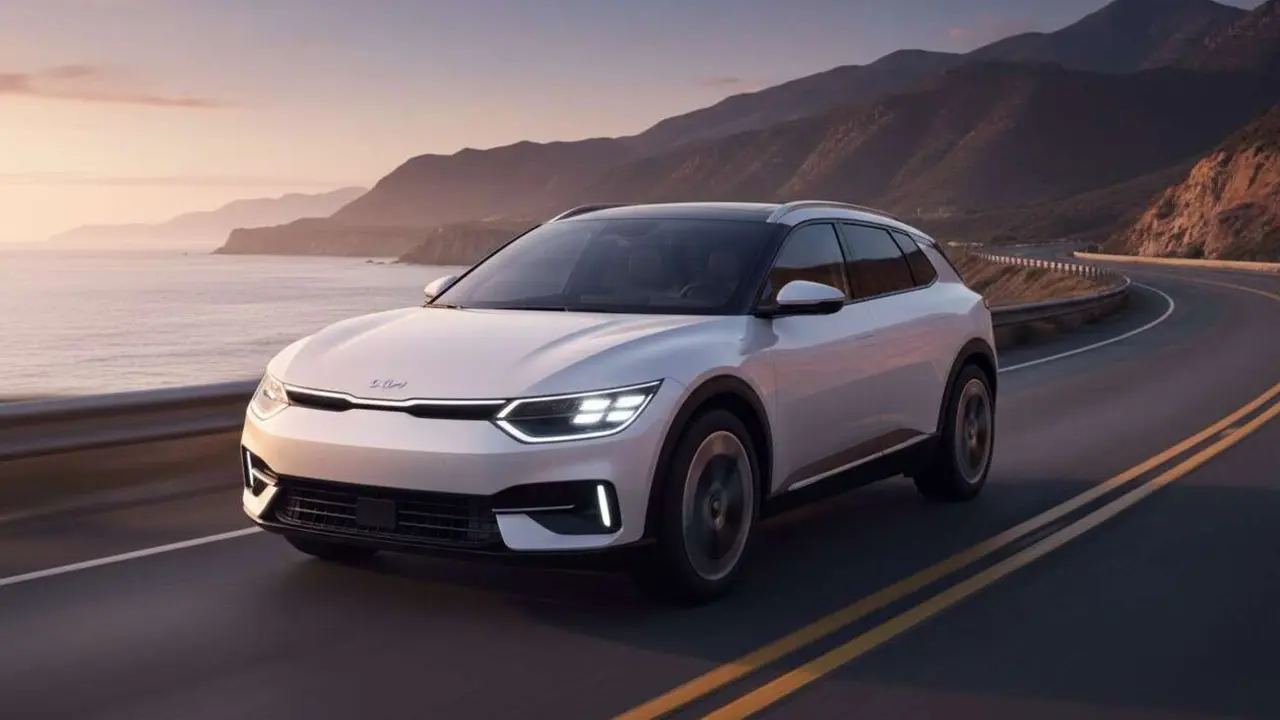  Kia EV4 con tracci&oacute;n total y gran autonom&iacute;a destaca como el nuevo veh&iacute;culo el&eacute;ctrico innovador en el mercado &mdash; Imagen generada por IA 